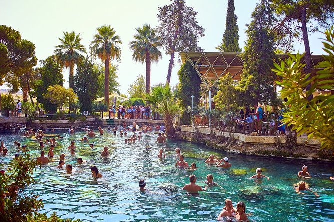 Pamukkale, Hot Springs, Travertines Tour Incl. Lunch f/Bodrum - Karahayit’s red-water springs