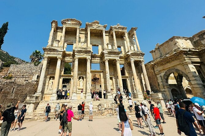 Panoramic Ephesus & Turkish Bath Tour + Lunch - Kircilar Leather Art: ancient ruins to a fashion runway