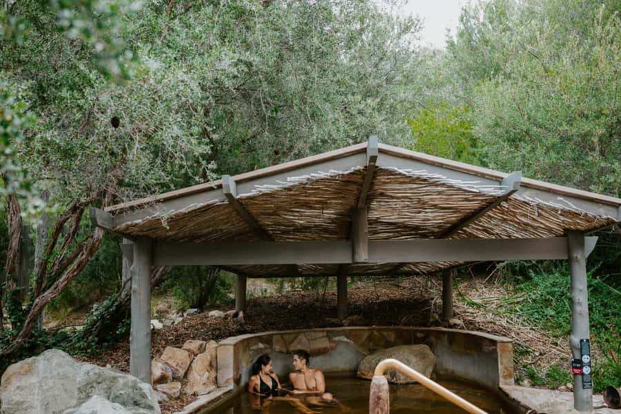 Peninsula Hot Springs: Private Sanctuary and Bathing - The private pavilion is the main reason to book