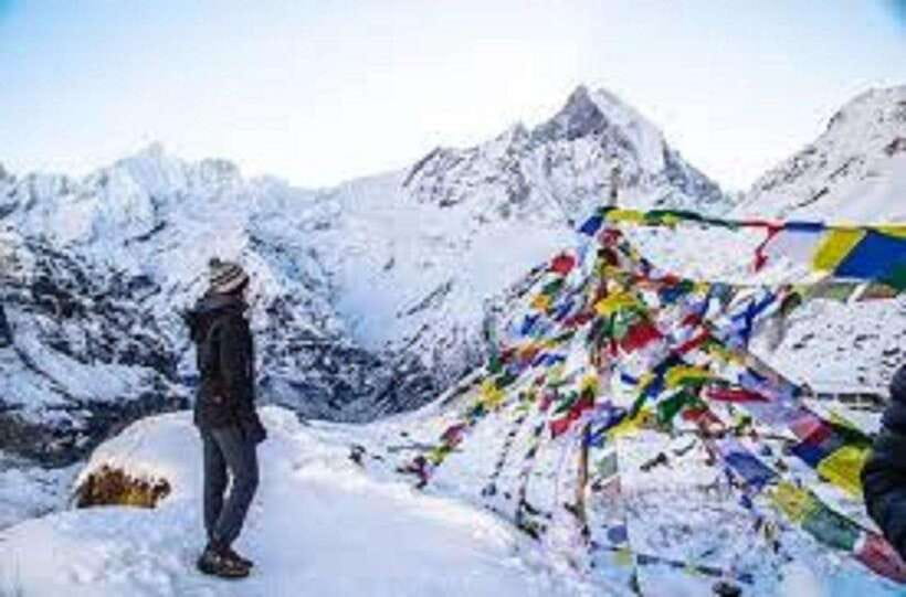 Pokhara: 7-Day Annapurna Base Camp Trek & Hot Spring - Day 5: Annapurna Base Camp to Bamboo at 2,335 meters