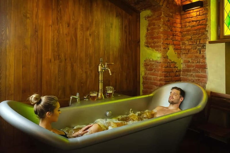 Prague: Beer and Wine Spa Bath with Salt Cave Experience - Key points to know before booking