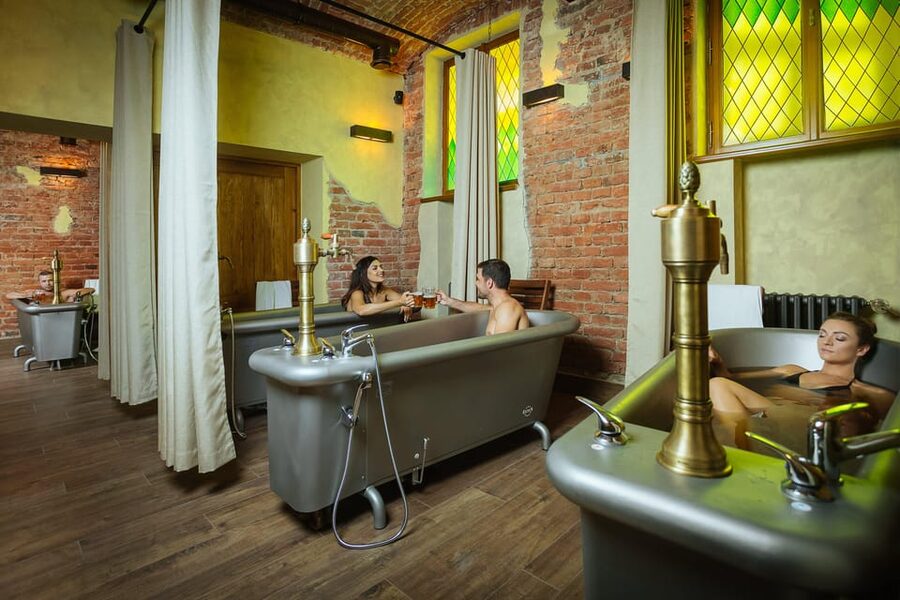 Prague: The Largest Beer SPA with Unlimited Beer Consumption - The salt cave adds a quieter second act