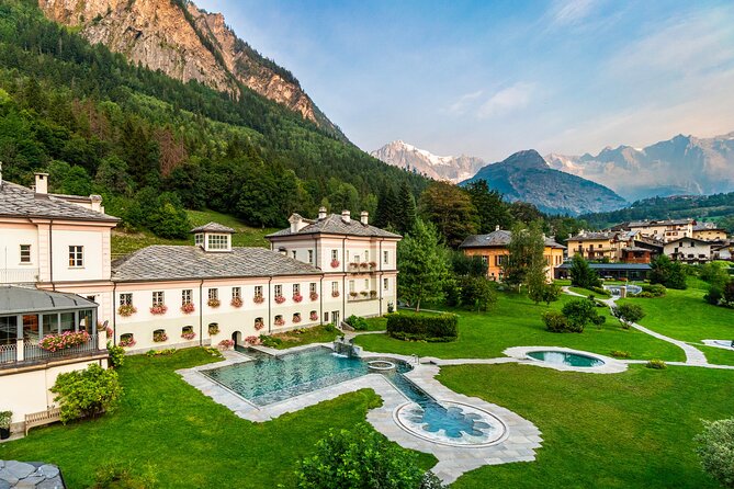 Pre Saint Didier Luxury Evening Spa Entry Ticket - The outdoor pools are the main event