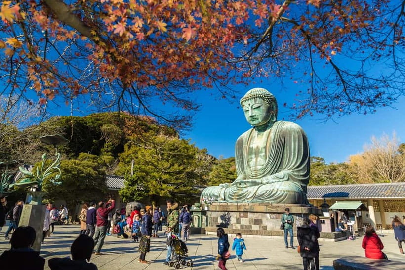 Private 2-Day Tour: Mt Fuji Hakone & Kamakura + Onsen Ryokan - Kamakura’s Great Buddha