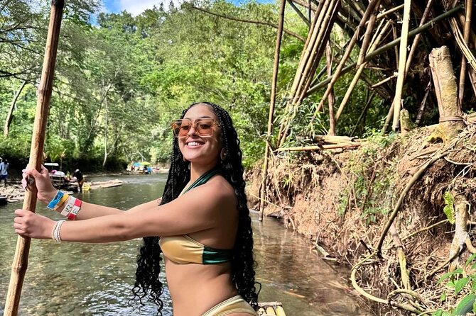 Private Bamboo River Rafting & Foot Massage from Montego Bay - A gentle river ride, not a white-water adventure