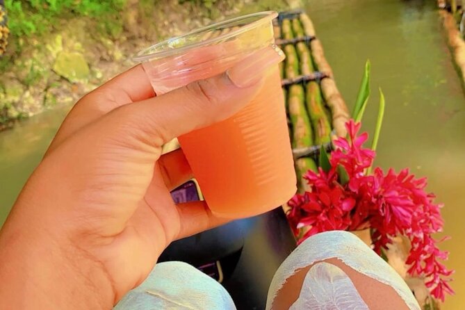 Private Bamboo River Rafting & Foot Massage from Montego Bay - On the bamboo raft