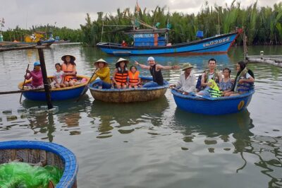 Private Shore Excursions from Chan Port – Basket Boat- Foot Massage- Hoi An City