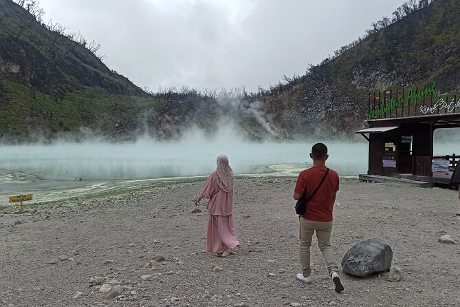 Private Tour to Bandung Volcano Hot Springs and Mud bathing - White Crater and the highland views