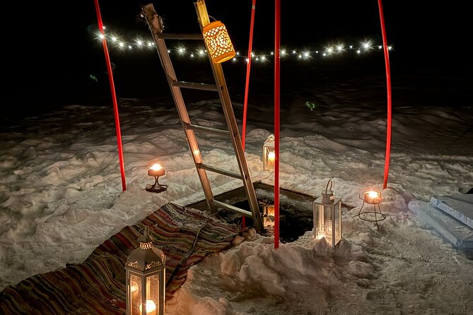 Private Traditional Sauna, Ice Dip and Dinner in the Wilderness - The Ice Dip and Lake Swim