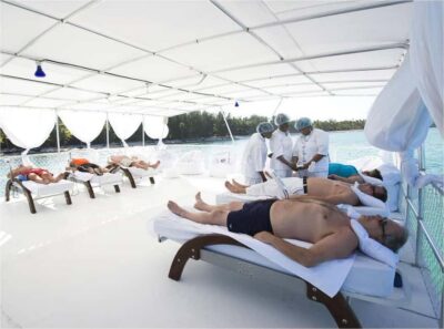 Punta Cana Floating Ocean Spa Experience with Massage & Yoga