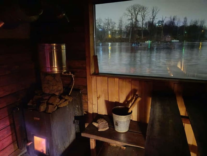 Riga: Floating Sauna Experience on the Daugava River - Rustic charm, with a few rough edges