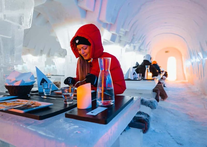 Rovaniemi: Ice Restaurant Dinner with Snow Sauna & jacuzzi - Who will enjoy this most