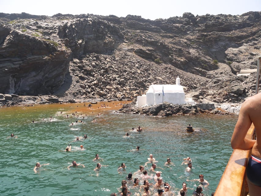 Santorini Port: 3 Hour Cruise to Volcano and Hot Springs - What the price really covers