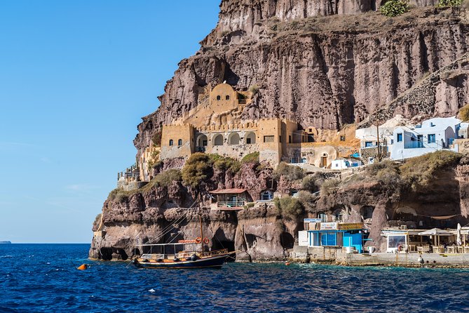 Santorini Volcano and Hot Springs Cruise Tour from Fira Old Port - What the boat ride adds