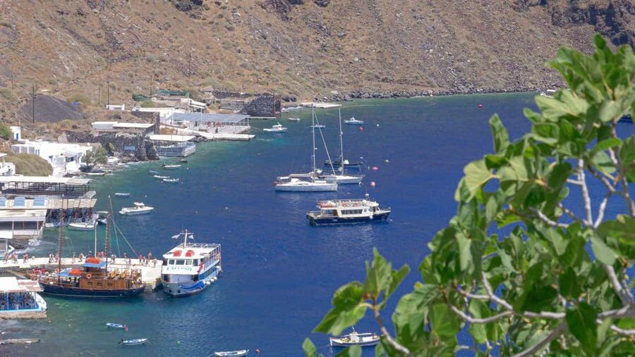 Santorini Volcano, Hot Springs Adventure - Palea Kameni and the sulfur springs