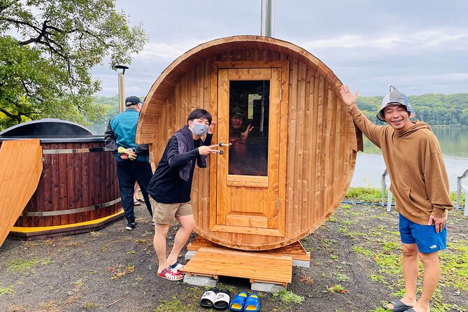 Sauna experience with great view & tour to enjoy food, blue beer - Key points at a glance