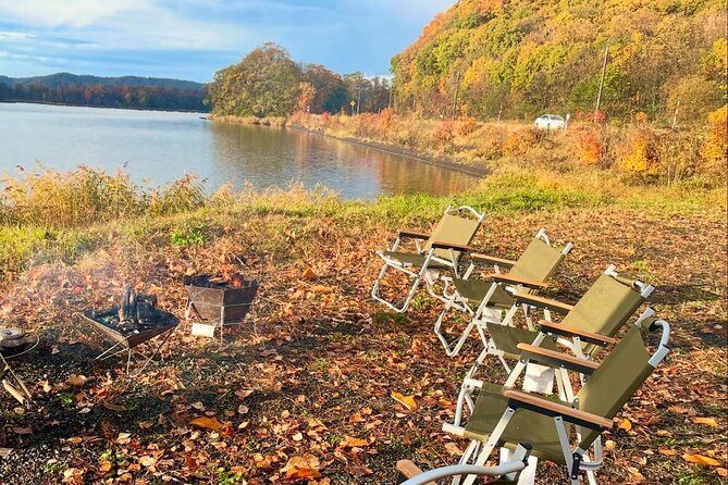Sauna experience with great view & tour to enjoy food, blue beer - Two barrel saunas with a Lake Abashiri view
