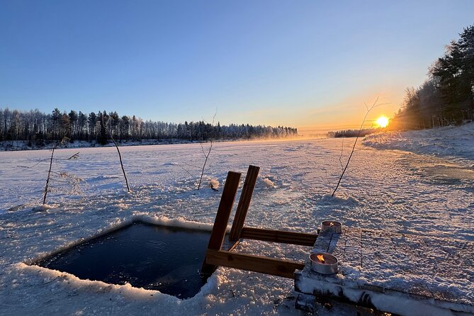 Sauna, hot tub and cold plunge - Exclusive riverside retreat - How the 2.5-hour visit unfolds
