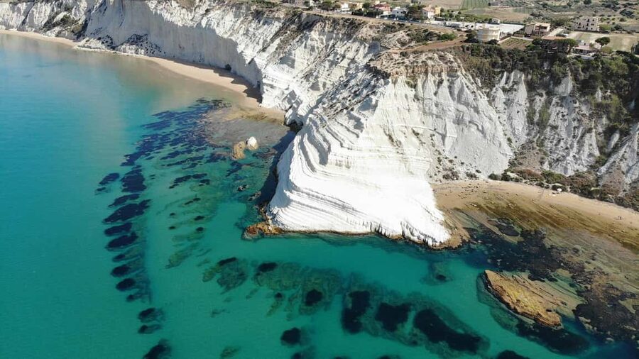 Scala Dei Turchi: E-BIKE TOUR Hidden Beaches, Sea, Relaxation [+SNORKELING ] - Scala dei Turchi from the saddle