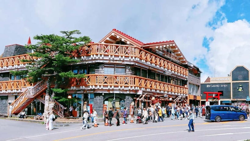 [Seasonal Limited] Mt. Fuji 5th Station &Hot Spring Day Tour - Gotemba shopping as the weekday alternative