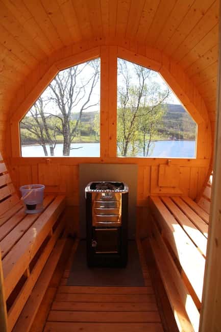 Senja: Wood-Fired Sauna Barrel - Heating the barrel and settling into the evening