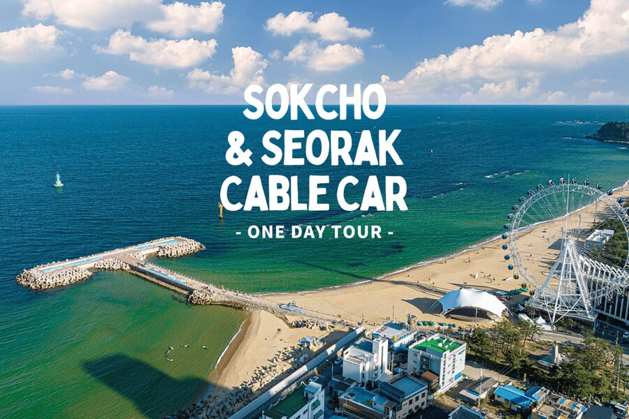 Seoul: Sokcho beach, market, hot spring and Seorak Cable Car - Starting with sand and sea at Sokcho Beach