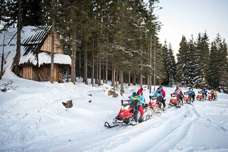 Snowmobile Ride with Zakopane and Hot Springs Combo Options - Who will enjoy this day most?