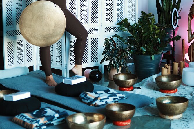 Sound Bath and Wellness Experience in Nashville - Plush mats, eye masks, and chromotherapy lights