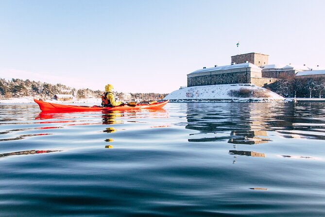 Stockholm: Winter Kayaking, Swedish Fika and hot Sauna Experience - Bogesundslandet, farms, and old oak trees