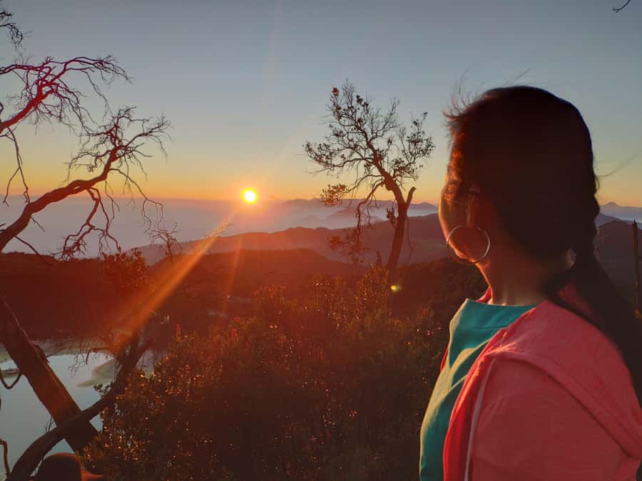 Sunrise Sunan Ibu,Kawah Putih,Volcano,Tea factory,Hot spring - Ranca Upas and its gentle deer encounter