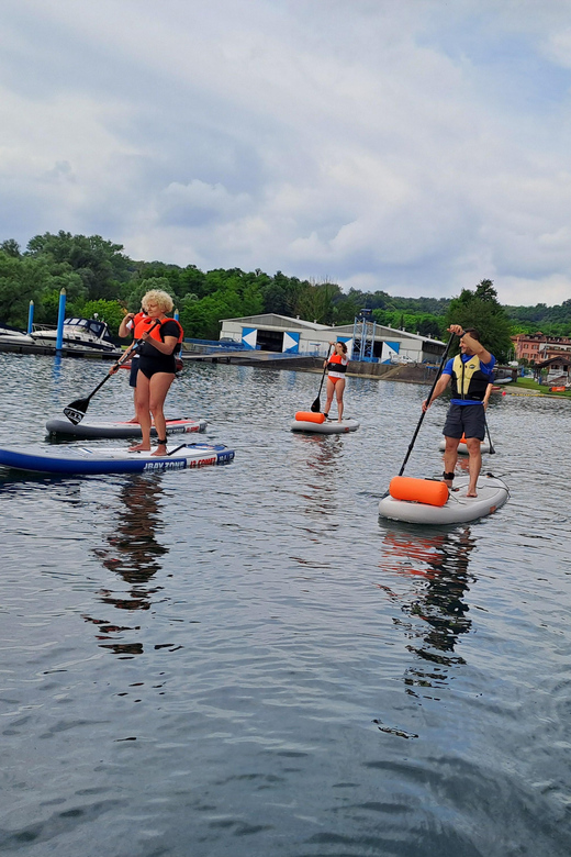 SUP tour on Lake Maggiore: wellness & mindfulness experience - Breathing exercises and meditation on the board