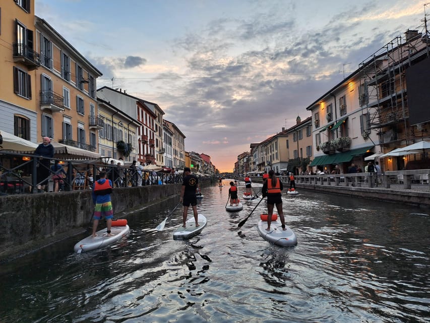SUPMindfulness on Navigli: wellness experience in Milan - From the Darsena to the Naviglio Grande