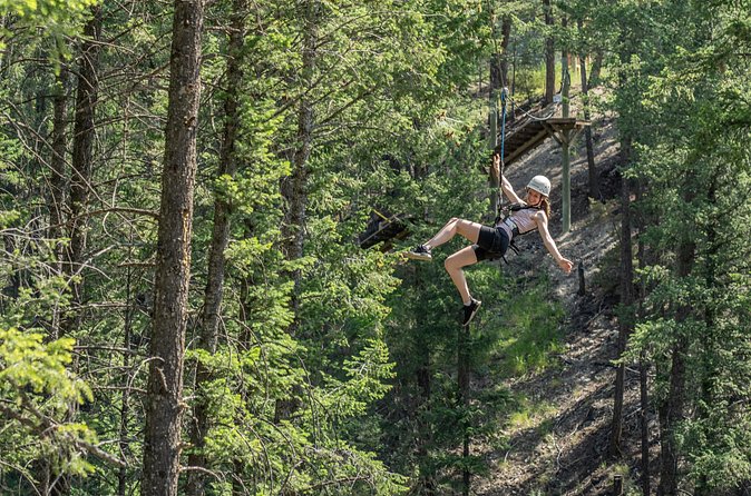 Thrilling 2-Hour Zipline Tour in Radium Hot Springs - Walking back to the gear-up station