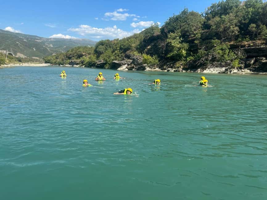 Tirana/Durrës/Golem: Vjosa Rafting, Benja Thermal Baths Tour - Rafting the Vjosa, Europe’s last wild-running river