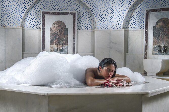 Traditional Turkish Bath, Massage, Face Mask, Peeling in Istanbul - Face mask, pool, and the small finishing touches