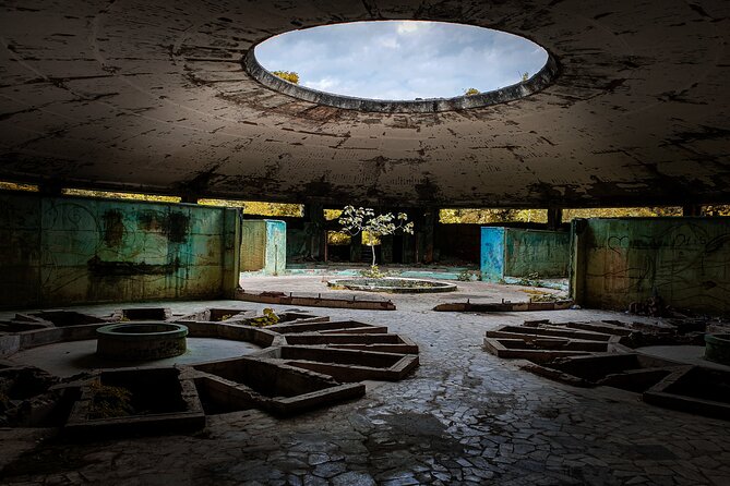 Tskhaltubo Old Soviet Spa Tour - The mineral springs behind the resort