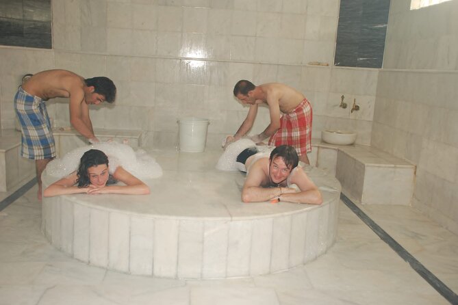 Turkish Bath Hamam Spa Experience - Sauna first, then the scrub