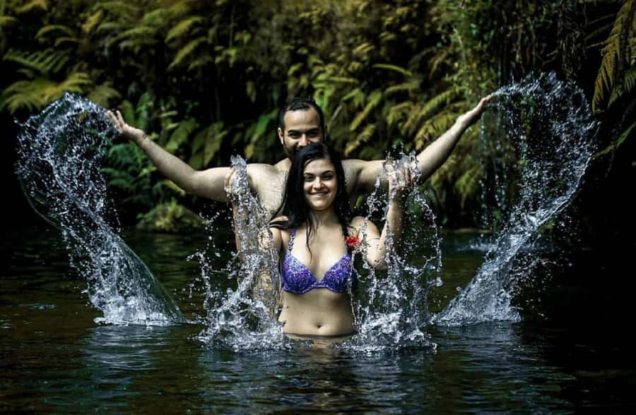 Ubud: Floating Breakfast, Jungle Swing & Spa Romantic Tour - Walking through Ubud’s rice terraces