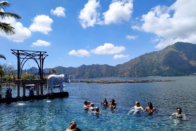 Ubud Hot Springs and Waterfall Private Guided Tour - Lunch with Mount Batur on the menu